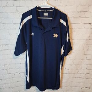 Men's Addidas Climalite "Notre Dame" polo, size XXL